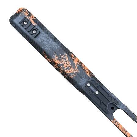 Threaded Inserts in Stock Forend (No Rail Included)